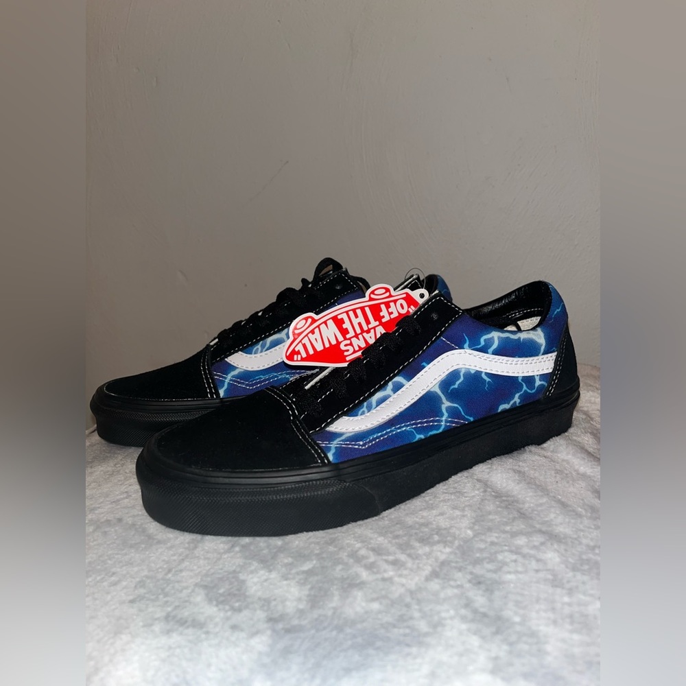 Brand NEW blue lightning VANS